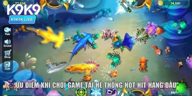 Ưu điểm khi chơi game tại hệ thống hot hit hàng đầu