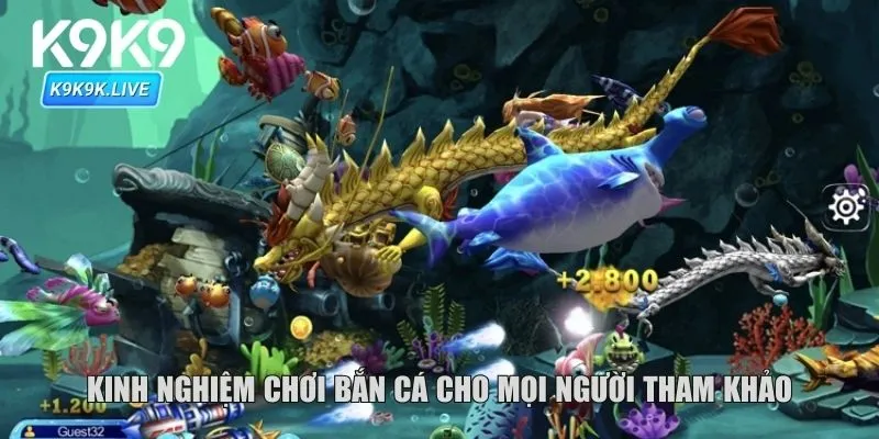 Kinh nghiệm chơi bắn cá cho mọi người tham khảo