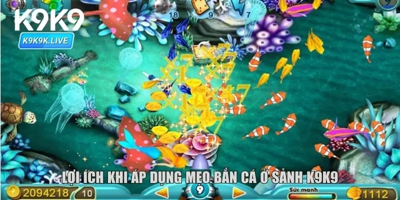Lợi ích khi áp dụng mẹo bắn cá ở sảnh K9K9