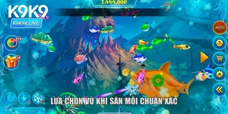 Lựa chọn vũ khí săn mồi chuẩn xác